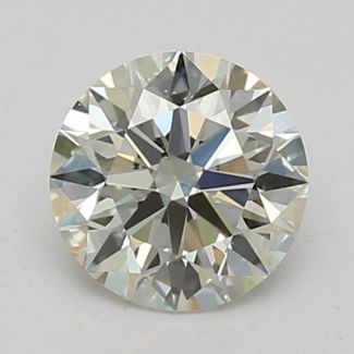 0.40 Carat Round K VVS1 EX VG GIA Natural Diamond