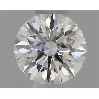 0.30 Carat Round H VS1 EX VG GIA Natural Diamond