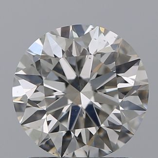 1.30 Carat Round H VS2 EX GIA Natural Diamond