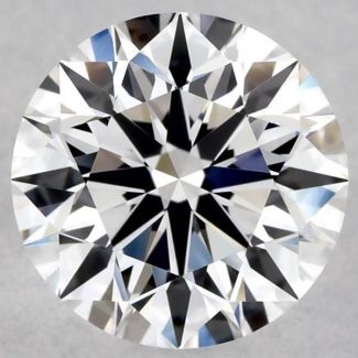 0.72 Carat Round D VVS2 EX GIA Natural Diamond