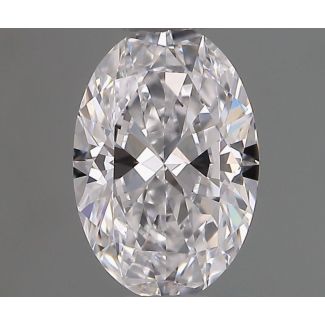 0.52 Carat Oval D VVS1 - EX VG GIA Natural Diamond