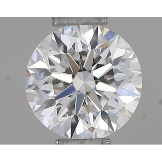 0.35 Carat Round E VVS1 EX VG GIA Natural Diamond