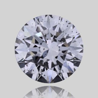 0.6 Carat Round F SI2 EX GIA Natural Diamond