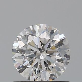 0.7 Carat Round E SI1 EX GIA Natural Diamond