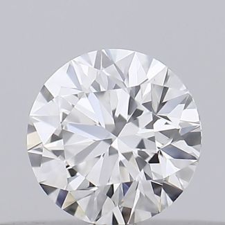 0.19 Carat Round E VVS2 EX GIA Natural Diamond