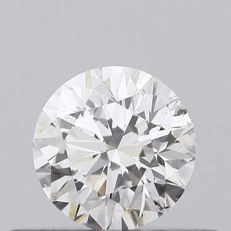 0.31 Carat Round G SI1 EX VG GIA Natural Diamond