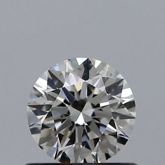 0.55 Carat Round J VS2 EX GIA Natural Diamond