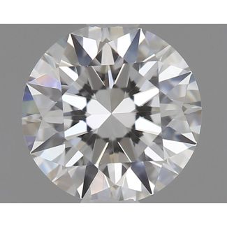 0.55 Carat Round F VS1 EX GIA Natural Diamond