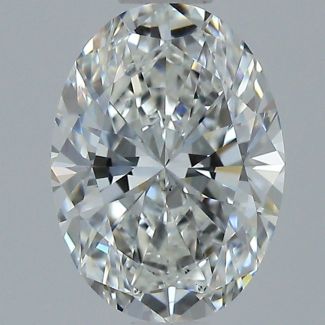 1.0 Carat Oval F SI1 - EX GD GIA Natural Diamond