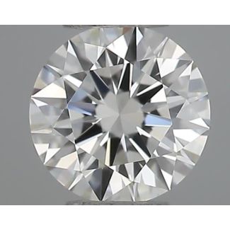 0.31 Carat Round G VVS1 EX GIA Natural Diamond