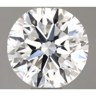 0.6 Carat Round F SI1 VG EX GIA Natural Diamond