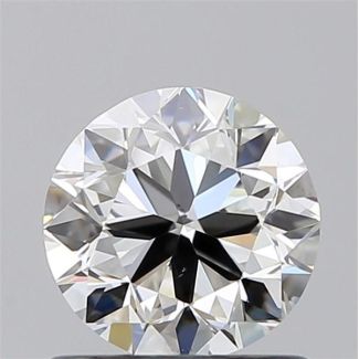 0.80 Carat Round H VS1 VG EX GIA Natural Diamond