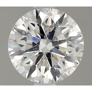 1.14 Carat Round H SI2 EX GIA Natural Diamond