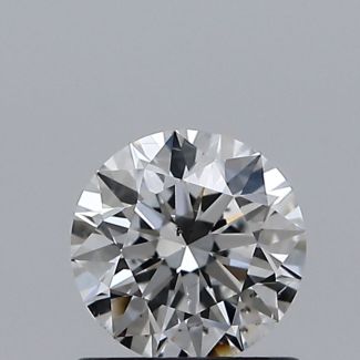 0.70 Carat Round E SI1 EX GIA Natural Diamond