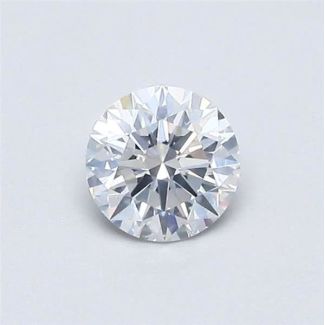 0.41 Carat Round F SI2 EX VG GIA Natural Diamond