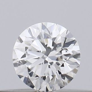 0.18 Carat Round F VS1 EX VG GIA Natural Diamond