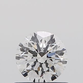 0.50 Carat Round F VS2 EX GIA Natural Diamond