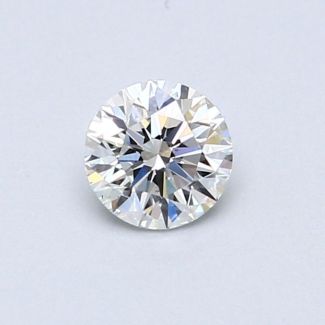 0.44 Carat Round F VS2 VG EX GIA Natural Diamond