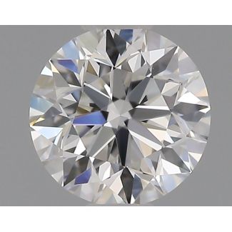 0.5 Carat Round F VVS1 VG EX GIA Natural Diamond