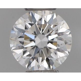 0.22 Carat Round F VVS1 EX GIA Natural Diamond