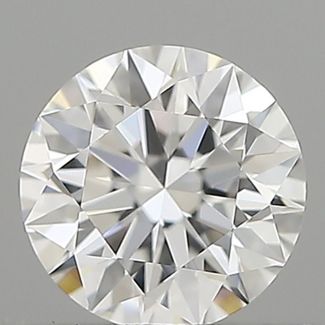 0.36 Carat Round D VVS1 EX GIA Natural Diamond