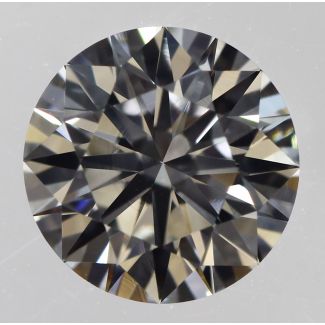 0.41 Carat Round F VVS2 EX GIA Natural Diamond