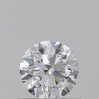 0.6 Carat Round D VVS1 VG EX GIA Natural Diamond