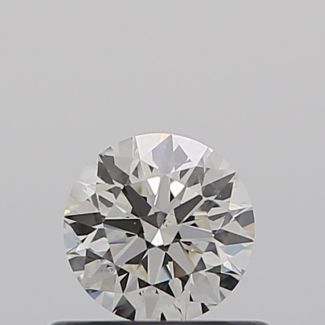 0.43 Carat Round I VS2 EX GIA Natural Diamond