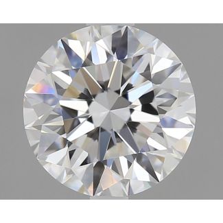 1.08 Carat Round F SI1 EX GIA Natural Diamond