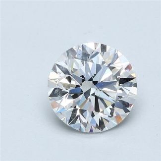 1.7 Carat Round H SI2 EX GIA Natural Diamond