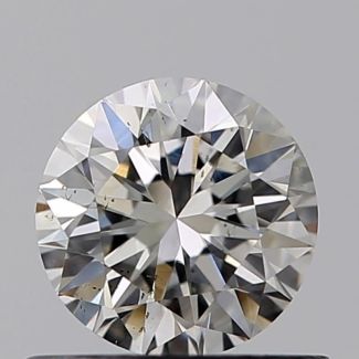 0.54 Carat Round H SI1 VG GIA Natural Diamond