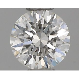 0.36 Carat Round F VVS1 EX IGI Natural Diamond