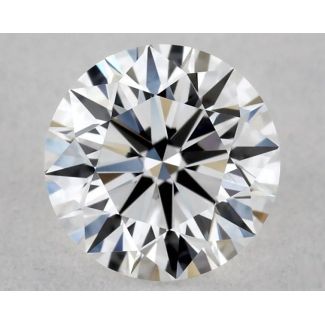 0.43 Carat Round E VVS1 EX GIA Natural Diamond