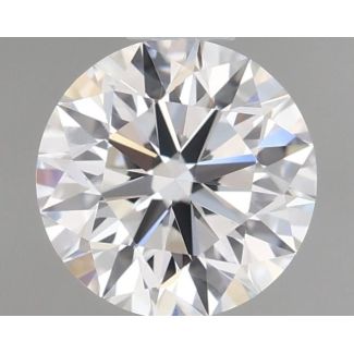 0.57 Carat Round D VS1 EX GIA Natural Diamond