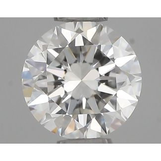 0.5 Carat Round G VVS2 EX IGI Natural Diamond