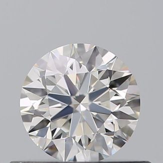 0.40 Carat Round F VS1 VG EX GIA Natural Diamond