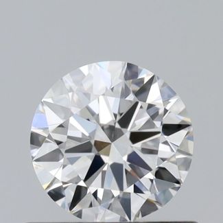 0.5 Carat Round D VVS2 EX VG GIA Natural Diamond