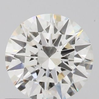 0.61 Carat Round H VS2 EX GIA Natural Diamond