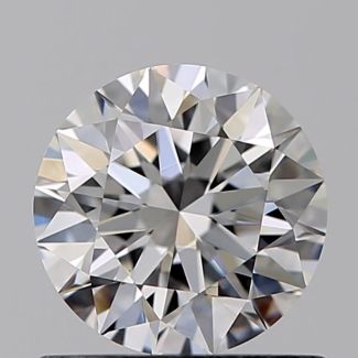 0.70 Carat Round E VVS2 EX GIA Natural Diamond