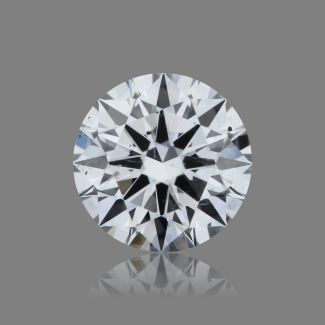 0.52 Carat Round D SI1 EX VG GIA Natural Diamond