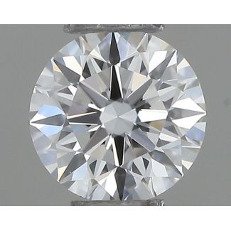 0.22 Carat Round F IF EX VG GIA Natural Diamond