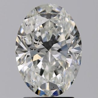 2.02 Carat Oval E SI2 - VG EX GIA Natural Diamond