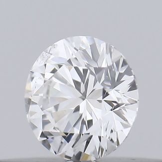 0.18 Carat Round D SI1 EX GIA Natural Diamond