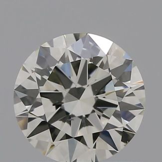 0.52 Carat Round J SI1 EX VG GIA Natural Diamond