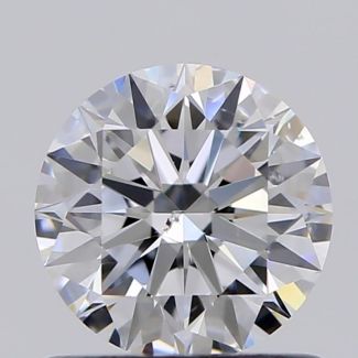 0.72 Carat Round E SI1 EX GIA Natural Diamond