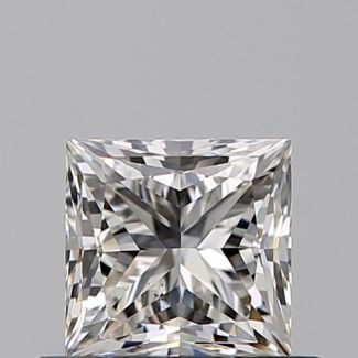 0.51 Carat Princess H VS2 - EX VG GIA Natural Diamond