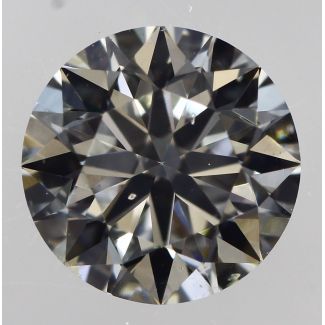 0.35 Carat Round I SI1 EX GIA Natural Diamond