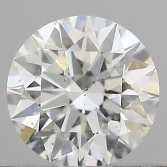 0.41 Carat Round F SI1 EX GIA Natural Diamond