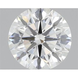 0.75 Carat Round H SI1 EX GIA Natural Diamond