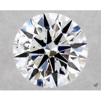 0.32 Carat Round D SI2 EX GIA Natural Diamond